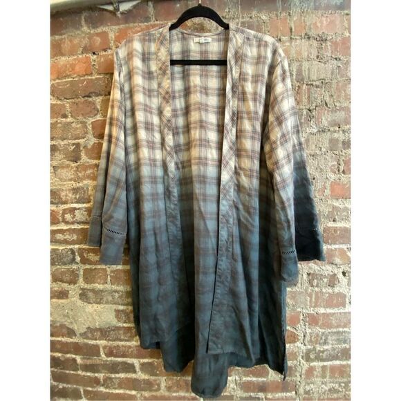 Maurices Plaid Shawl Wrap Komono Women’s Size Medium - Picture 1 of 10